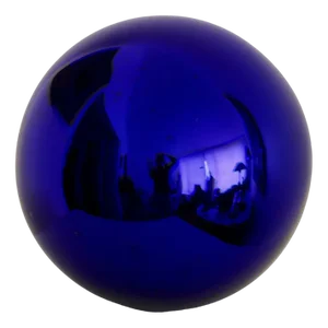 Large Deep Blue Mercury Ball with Chain