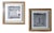 Unknown, Untitled, Sandpaper, Framed, Set of 2 For Sale