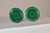 Wedgwood Pair of 19th Century Wedgwood Green Majolica Sunflower Plates For Sale - Image 4 of 9