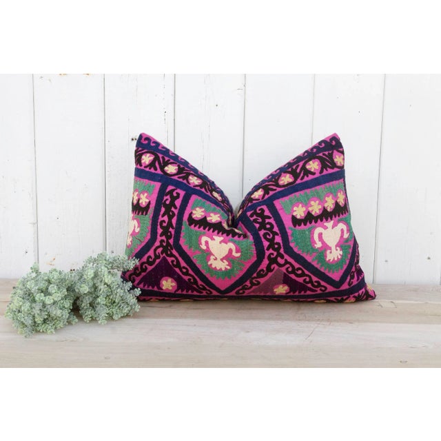 Suzani embroidery is a traditional form of needlework originating Central Asia and were primarily created by women as a...