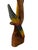 Vintage Folk Art Wood Sculpture Parrot Hand Carved & Painted 41” For Sale In Philadelphia - Image 6 of 12