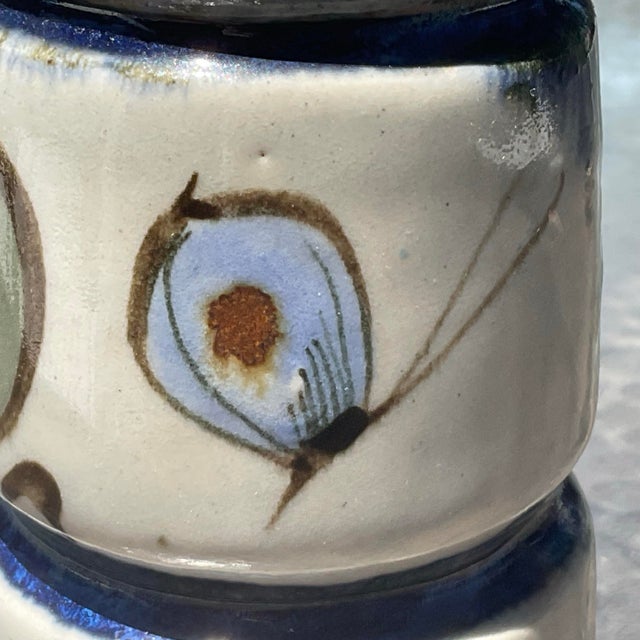 Large 1950s Tonala Candlestick Holders Signed by Ken Edwards- a Pair For Sale In Reno/Lake Tahoe - Image 6 of 9