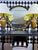 Oversized Black & Gold Lacquer Hand-Painted Chinoiserie Round Mirror 36 Inch Diameter For Sale - Image 11 of 13