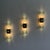 Triple Glass Wall Sconces in Thick Structural Glass from Gallotti & Radice, 1970s, Set of 3 For Sale - Image 9 of 18