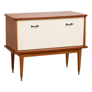 Mid-Century Bar Cabinet in Wood, 1950s For Sale