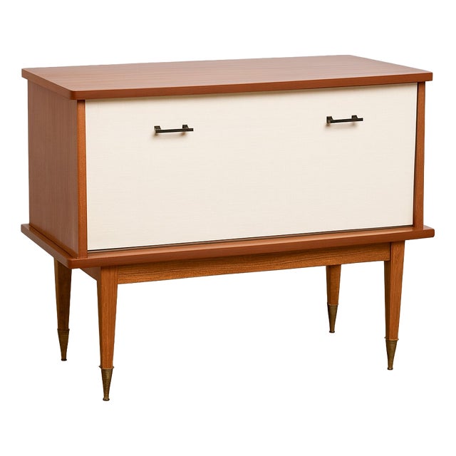 Mid-Century Bar Cabinet in Wood, 1950s For Sale