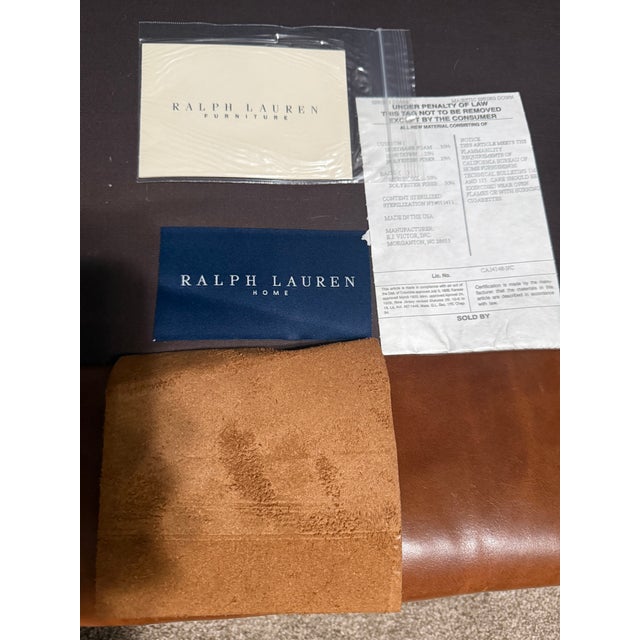 Ralph Lauren Home Vintage Ralph Lauren Brown Chairs For Sale - Image 4 of 5