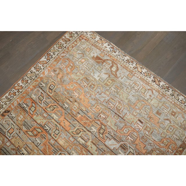 Persian Early 20th Century Zabihi Collection Persian Malayer Earth Color Accent Size Rug - 3'9" x 6'7" For Sale - Image 3 of 9