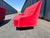 Textile Mid Century Modern Tufted Red Velvet Sofas- a Pair For Sale - Image 7 of 12