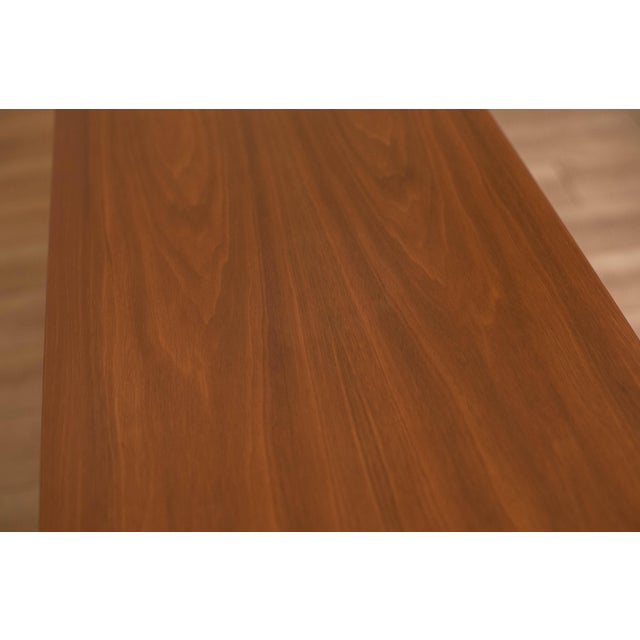 Brown Mid Century California Modern Walnut Tambour Door Credenza by Milo Baughman For Sale - Image 8 of 18