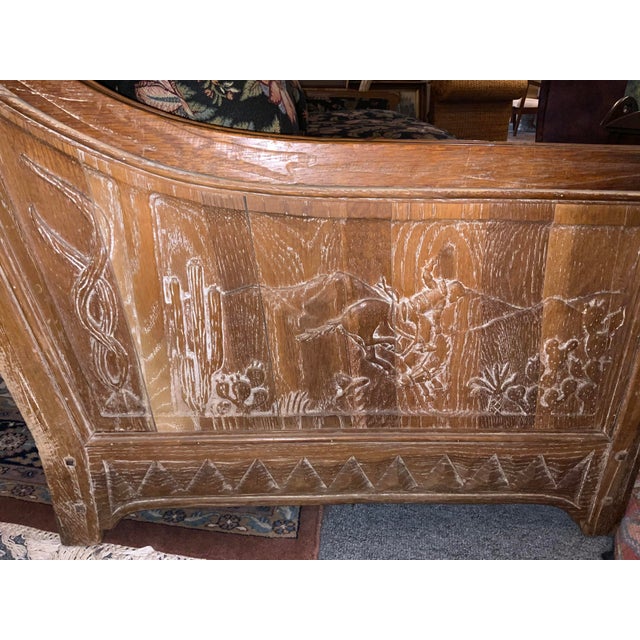 1950s Vintage Brandt Ranch Oak Cowboy Sofa Chairish