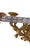 This vintage Syroco sconce features an elegant gold tone finish with intricate floral detailing and a decorative bow at...