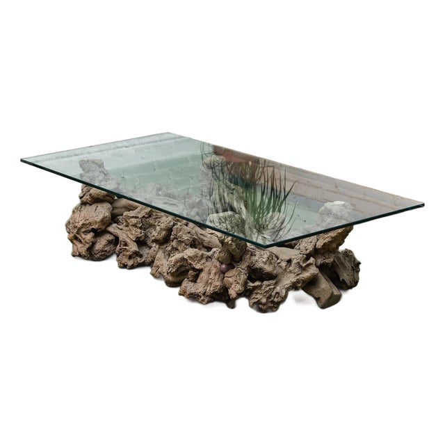 Burlwood Vintage Coffee Table For Sale