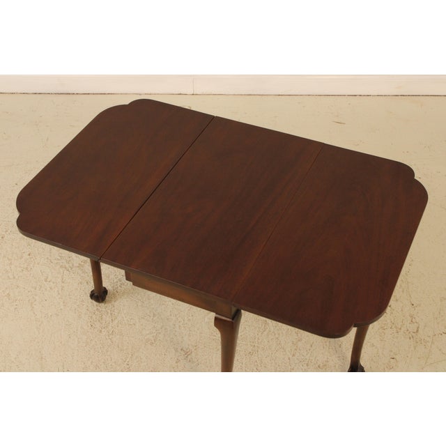 Biggs Thomas Jefferson Ball & Claw Mahogany Table For Sale In Philadelphia - Image 6 of 13