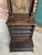 Antique French Gothic Devotional Cabinet Religious Painting Carved Oak Kneeler For Sale - Image 18 of 18