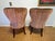 Pair of Vintage Upholstered Side Chairs With Sculpted Wood Frames, Mid-Century Style For Sale - Image 12 of 12