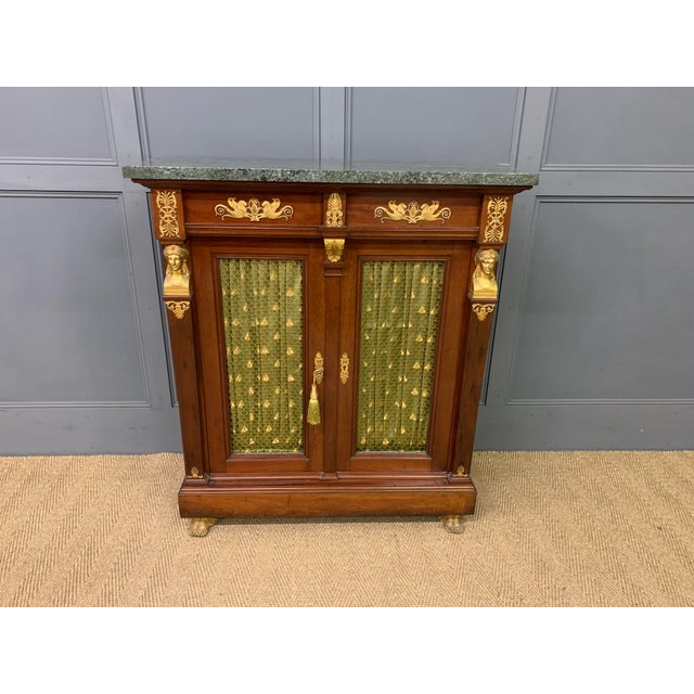 French Empire Mahogany Chiffonier, 1850 For Sale - Image 4 of 17