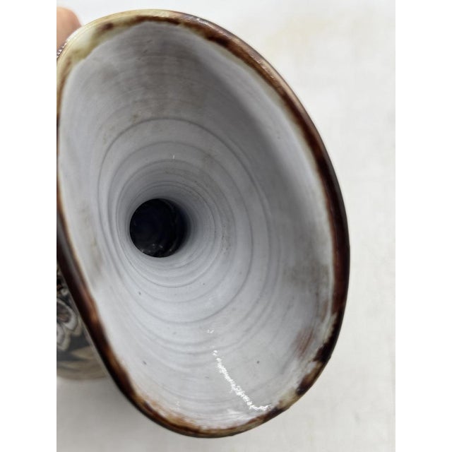 Sunfish Shaped Flower Vase by Jean Claude Malarmey for Vallauris 1970s For Sale - Image 6 of 10