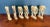 Late 20th Century Hand Carved Wood Elephant Safari Napkin Rings—Boho Kitchen Made in Africa- Set of Six For Sale - Image 4 of 9