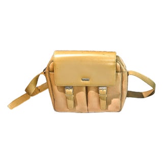 '90s Byblos Messenger Bag in Modern Materials Mustard Yellow For Sale
