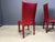 Red Leather Dining Chairs from Roche Bobois, France, 1980s, Set of 8 For Sale - Image 14 of 15