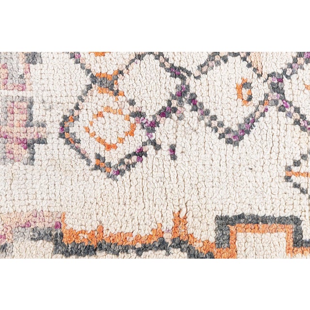 Mid 20th Century Doris Leslie Blau Moroccan Vintage Rug – Intricate Tribal Geometry For Sale - Image 5 of 9