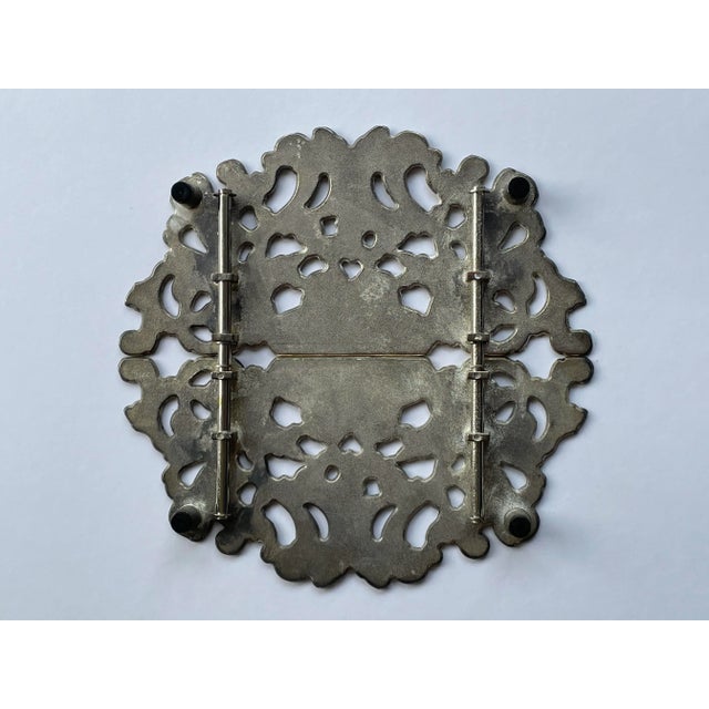 1980s Silverplate Trivet For Sale - Image 4 of 5