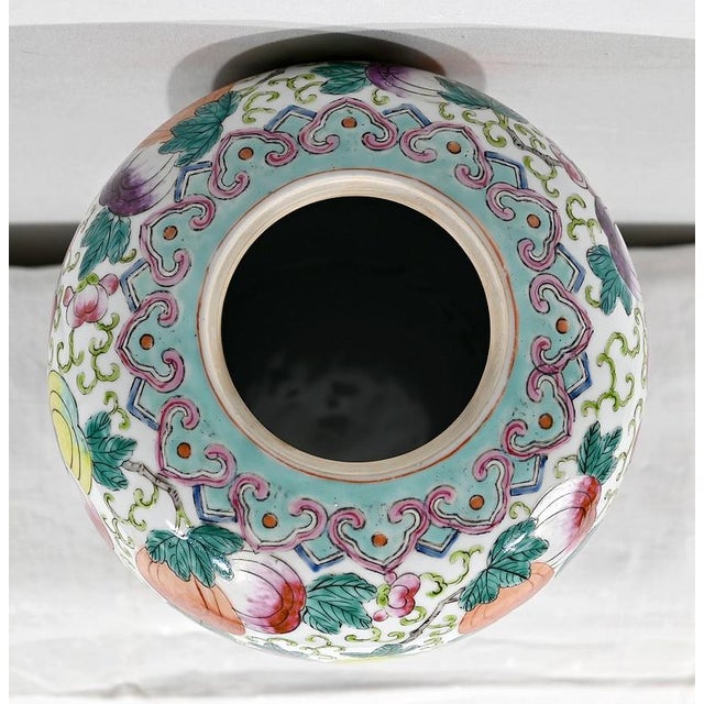 Early 20th Century Chinese Porcelain Vase with Lid For Sale - Image 6 of 18