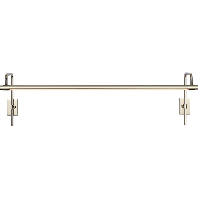 Thomas O'Brien for Visual Comfort Signature Kidd 30" Frame Mount Picture Light in Polished Nickel For Sale In Houston - Image 6 of 13