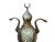 Metal Heavy Gauge Fluted Brass Pitcher For Sale - Image 7 of 16