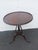 Weiman Weiman Furniture Pie Crust Flame Mahogany Round Side End Table 6631 For Sale - Image 4 of 12