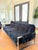Carsons Vintage Chrome & Black Plush Upholstered Sofa and Loveseat Set in the Style of Milo Baughman & Adrian Pearsall For Sale - Image 4 of 13