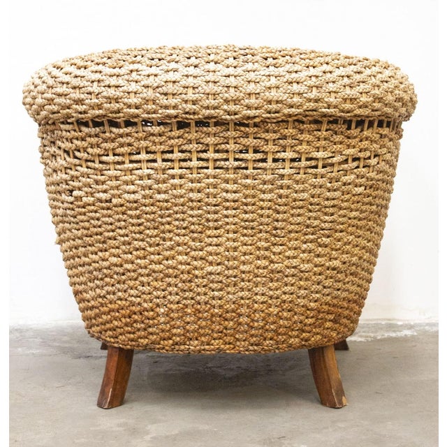 Woven Banana Garden Sofa and Armchairs, 1980s, Set of 3 For Sale - Image 13 of 18