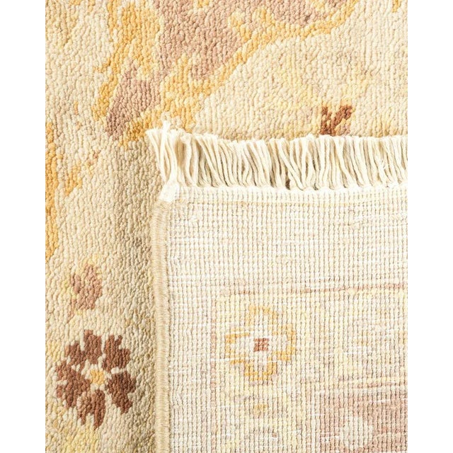 2010s Mogul Collection Hand-Knotted Area Rug - Ivory 6' 2" x 12' 3" For Sale - Image 5 of 9