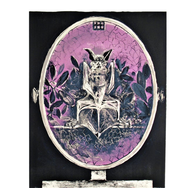 Graham Sutherland, "Chauve-Souris in a Looking-Glass against a Window", 1968 For Sale