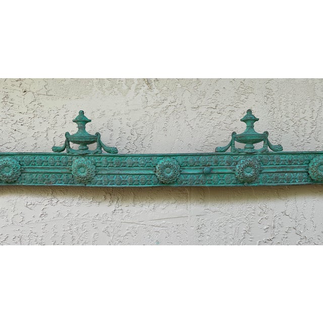 Artistic Wall Sculpture: Reimagined Antique Brass Chandelier / Joseph Malekan For Sale In Miami - Image 6 of 17