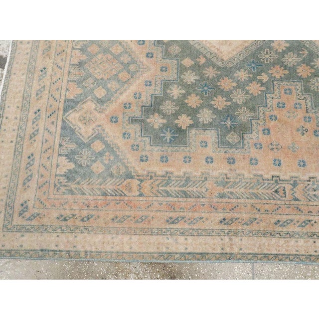 Galerie Shabab Collection Mid-20th Century Persian Afshar Accent Rug For Sale In New York - Image 6 of 8