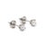 Gender: Unisex Metal Type: 14K White Gold Length: 0.25 inches Diameter: 3.90 mm Weight: 0.80 grams 14K white gold, lab-...