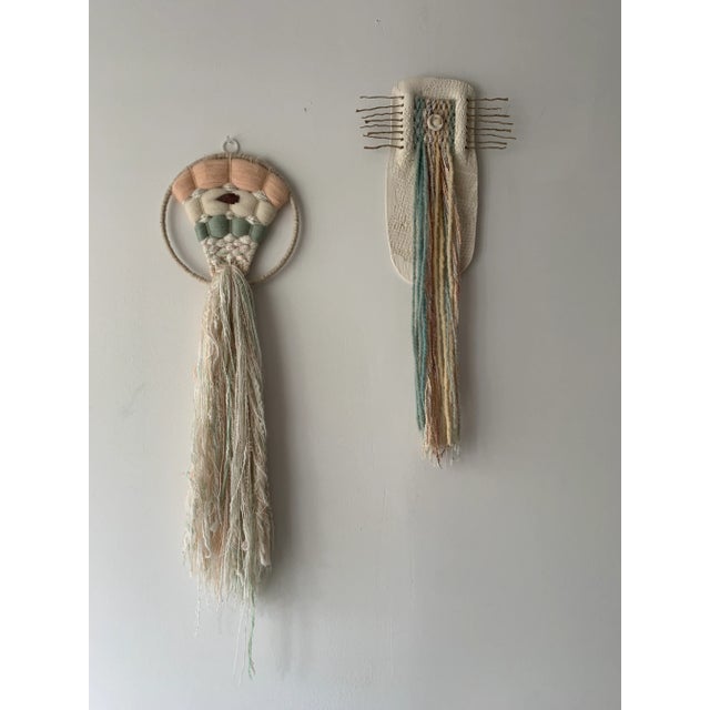 1990s Mandala Fiber Art For Sale - Image 10 of 12