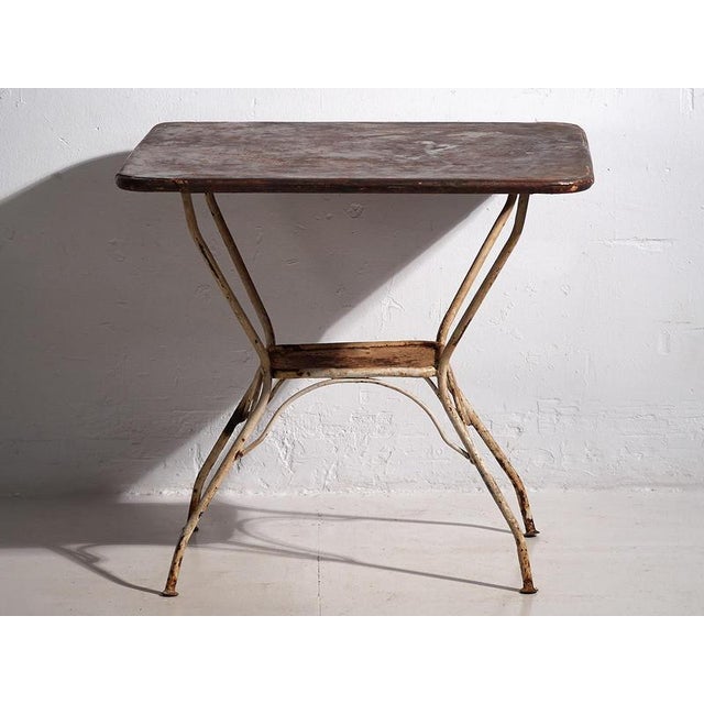 Vintage Outdoor Table, 1920 For Sale - Image 9 of 10