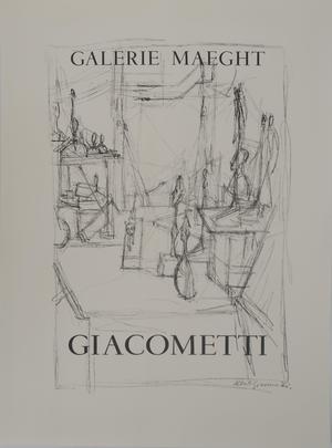 Alberto Giacometti, L'Atelier, Lithograph