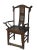 Wood Antique Chinese High York Back Armchairs - a Pair For Sale - Image 7 of 13