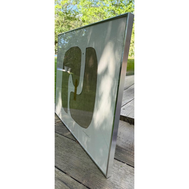 Framed Abstract Expressionist Collage Art by Marca-Relli For Sale - Image 9 of 18