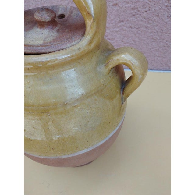 1920s Small Earthenware Jug in Glazed Stoneware, 1920s For Sale - Image 5 of 12