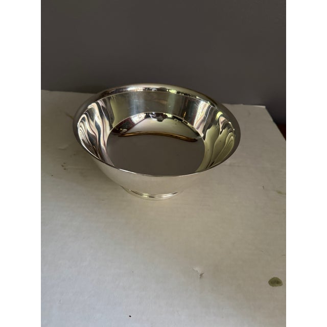 Vintage Silverplate Bowl by Gorham, Serveware, Elegant Design For Sale - Image 10 of 13