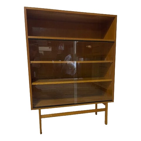 Vintage Wooden Bookcase from Jiroutek For Sale