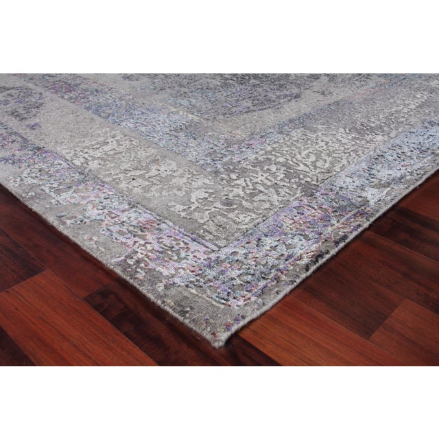 The beauty is in the detailing for the Jordan rug. Hand knotted with a luxurious blend of wool and bamboo silk, the bold...