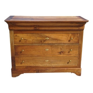Louis-Philippe Walnut Chest of Drawers, 1850s For Sale