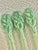 Rustic European 1970’s Ceramic Celery Swizzle Sticks or Bloody Mary Stirrers - A Set of 7 For Sale - Image 3 of 9