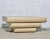Karl Springer Grasscloth Tiered Coffee Table, 1970. Original
